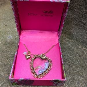 Betsey Johnson Cat Themed Necklace